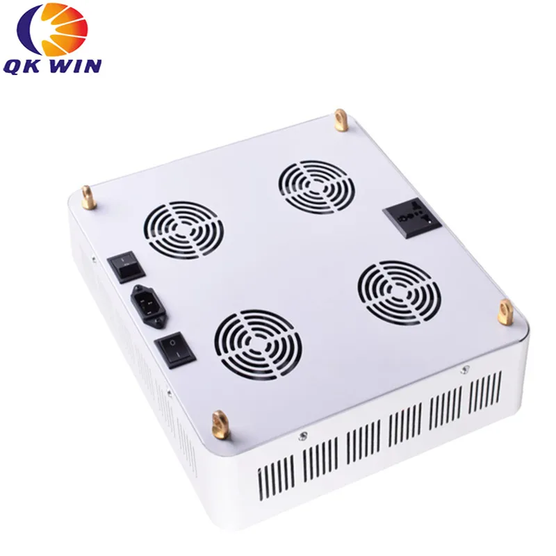 

Qkwin G4 led grow light 1200W with 2pcs 300W led Full spectrum with reflector for high par value full spectrum grow lighting