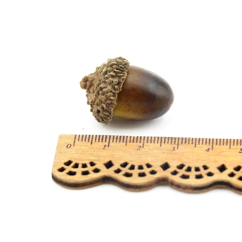 Дешевые 10 штук красивых желудей мини искусственный фрукт из пенопласта и овощей