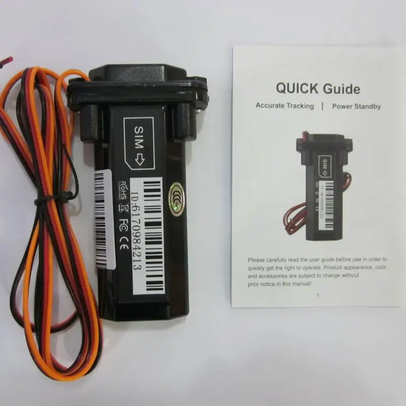 GT02 GPS Tracker Vehicle Tracking Device Waterproof Motorcycle Mini GSM SMS Locator Real Time LBS | Автомобили и мотоциклы