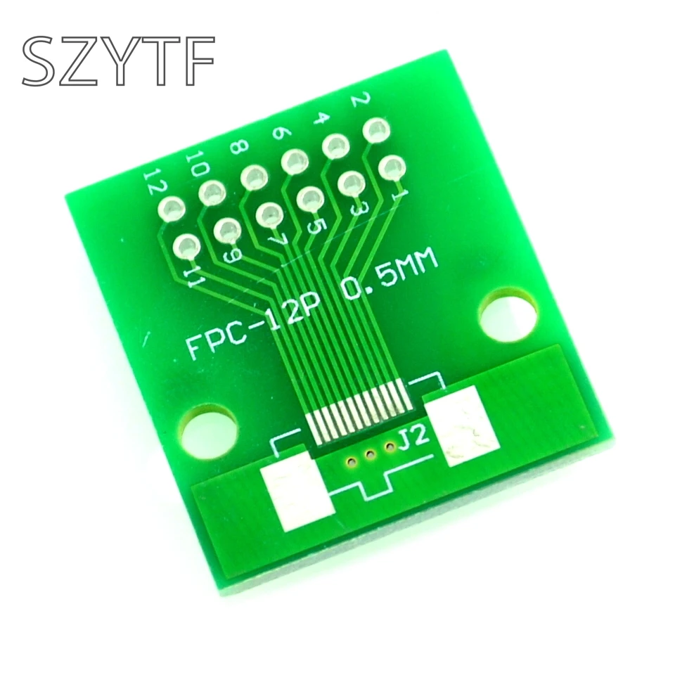 FPC 12PIN Адаптер доска FFC поворота 2.54DIP на тонкопленочных транзисторах
