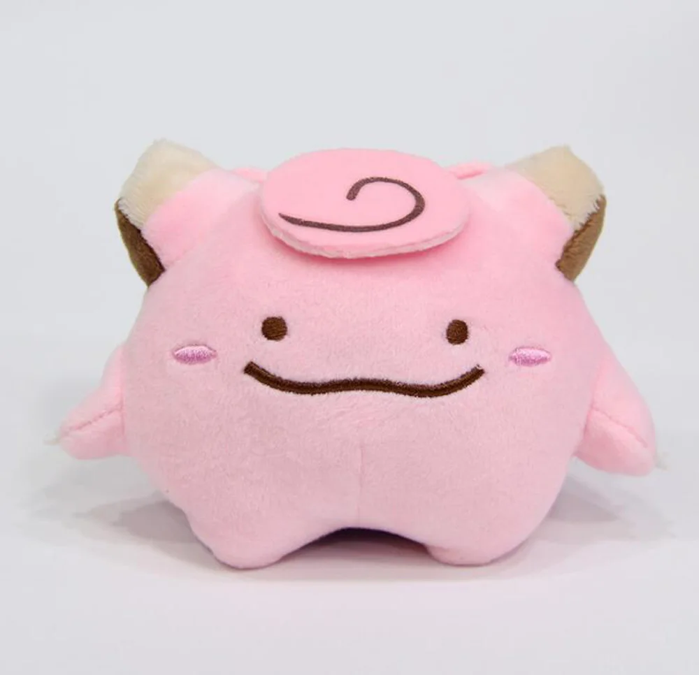 Clefairy 10/лот 10 видов стилей Ditto Metamon Бульбазавр, чармандер белка снорлакс Пикачу генгар лапрас 12 см внутри-из подушки игрушка Розничная - Цвет: Clefairy