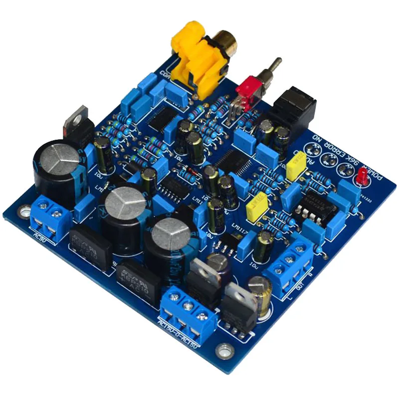 

Nvarcher AK4396 + CS8416 HiFi DAC декодирование волокна коаксиальный вход 24 бит/192 кГц декодирование DAC для энтузиастов Плата усилителя мощности класса