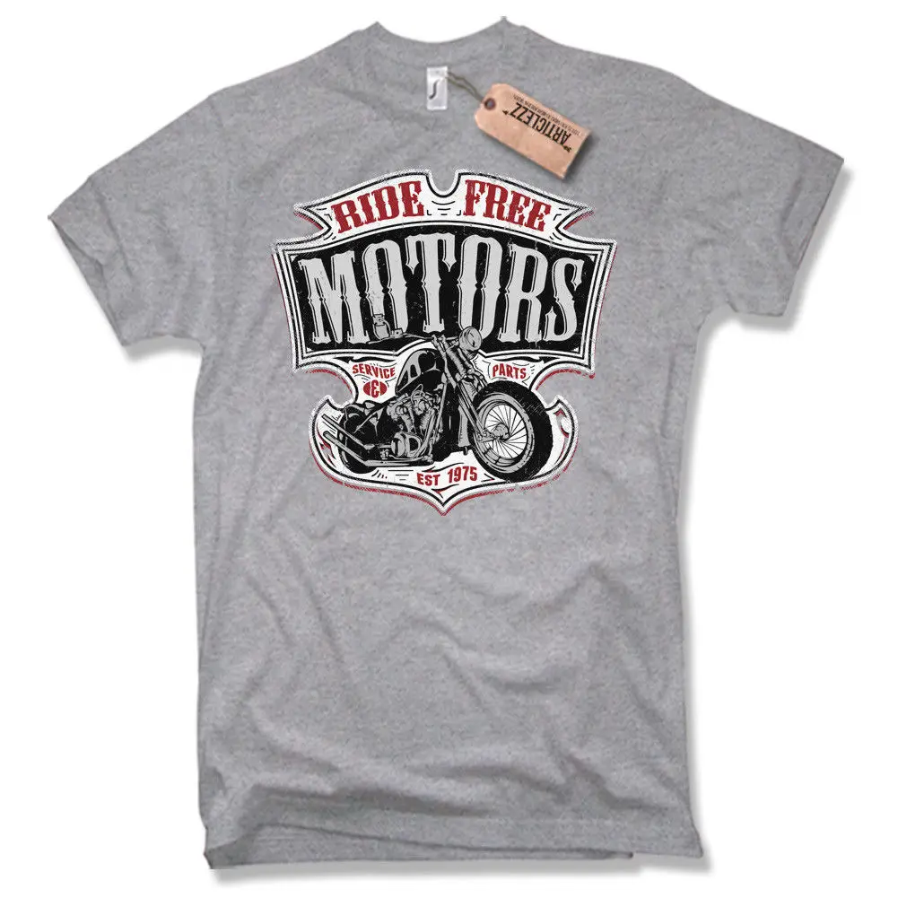 Летняя футболка-Motard-Moto CHOPPER BOBBER OLDSCHOOL MC visseur индивидуальная футболка