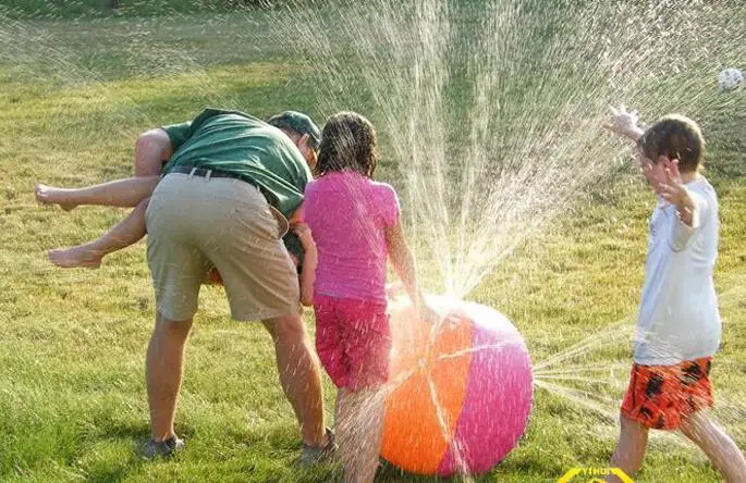 Детская площадка надувной водный реактивный мяч для игры на открытом воздухе