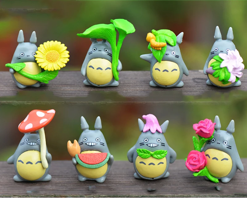 8 шт. цветок тоторос сказочные садовые миниатюрные фигурки Террариум статуэтки