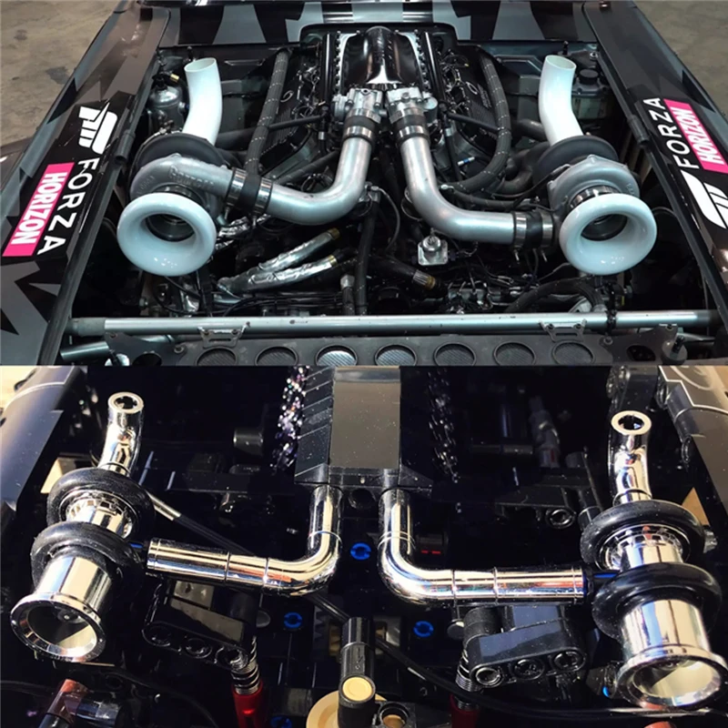 MOC супер черные гонщики Mustang Hoonicorn RTR V2 гоночный спортивный автомобиль строительные блоки наборы Кирпичи подарок для детей игрушка совместимая