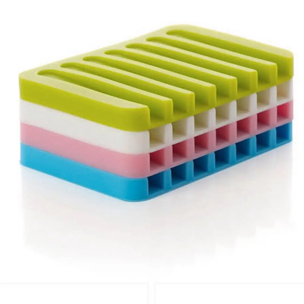 1 шт. держатель для кухонной ванной комнаты силиконовая тарелка мыла лоток