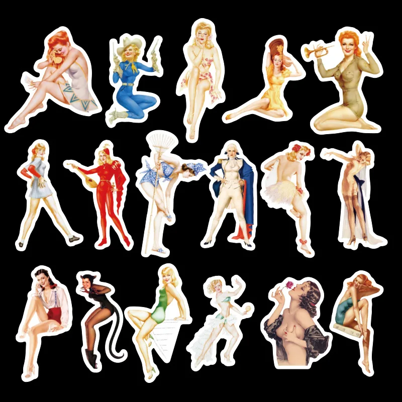 Наклейки водостойкие для ноутбука скейтборда чемодана граффити мотоцикла