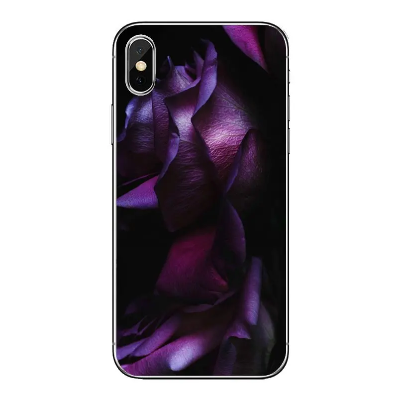 Жизнь и красота фиолетовая Роза цветок Краска Для Huawei Honor 8 8C 8X9 10 7A 7C mate 20 Lite Pro P Smart