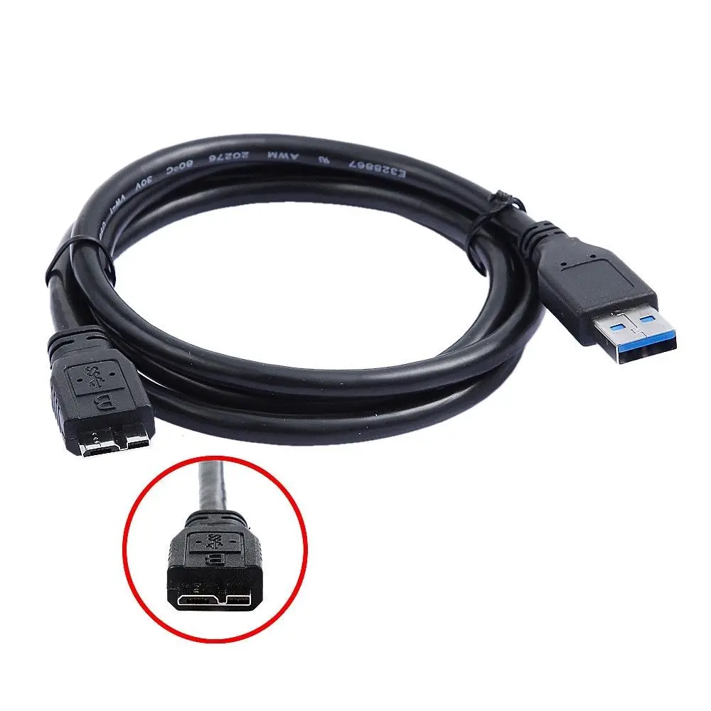 Кабель USB 3 0 A к Micro B для WD My Passport ультражесткие диски|usb 3.0 cable|usb micro bcable b |