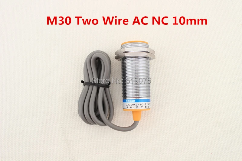 

5Pcs M30 Two Wire AC NC 10mm distance measuring Inductive proximity switch sensor -LJ30A3-10-J/DZ