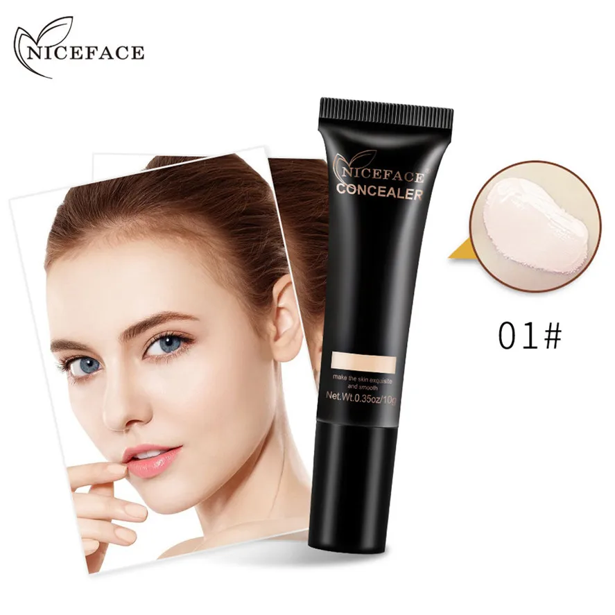 New Waterproof Cosmetic Concealer Cream NICEFACE 1PC Makeup Liquid Foundation Moisturizing BB 0109#30 | Красота и здоровье