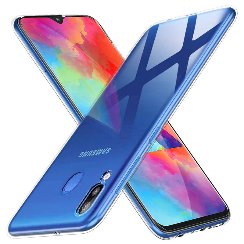 Женские чехлы для Samsung Galaxy M20 задние Чехлы Мягкий ТПУ Ультратонкий стильный чехол