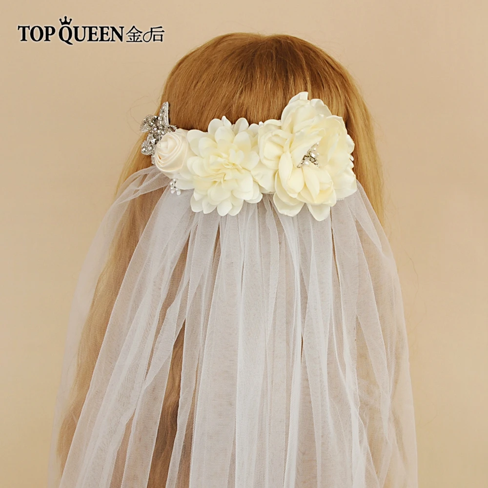 TOPQUEEN VS260 Свадебная Фата с расческой Свадебные невесты платье фатиновой юбкой