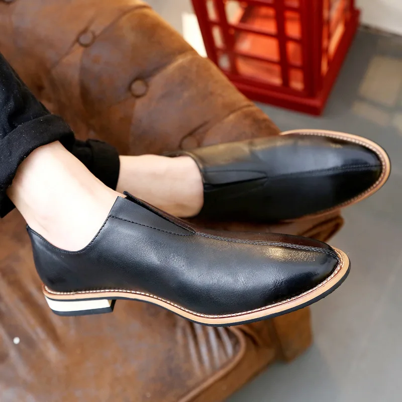 Модная брендовая официальная Мужская обувь коллекция 2019 года мужские