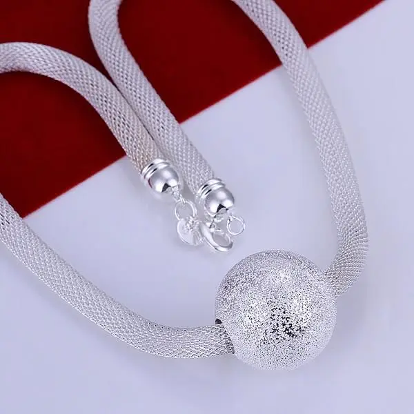 Очаровательное женское колье Lucky N182, аксессуары, модное ожерелье с большим шариком Ht