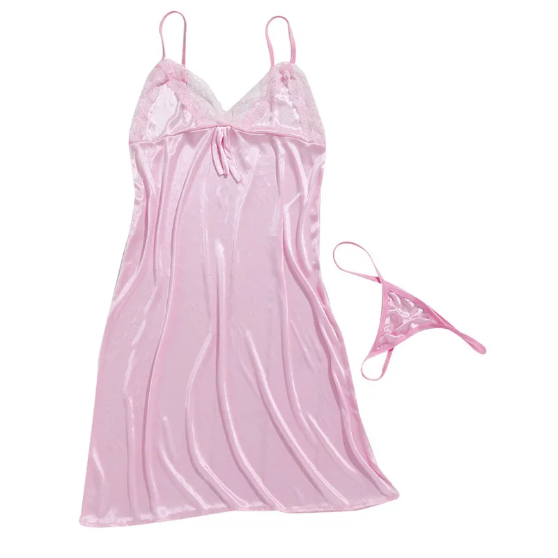 Женское нижнее белье Babydoll ночное сексуальное кружевное платье для сна женское