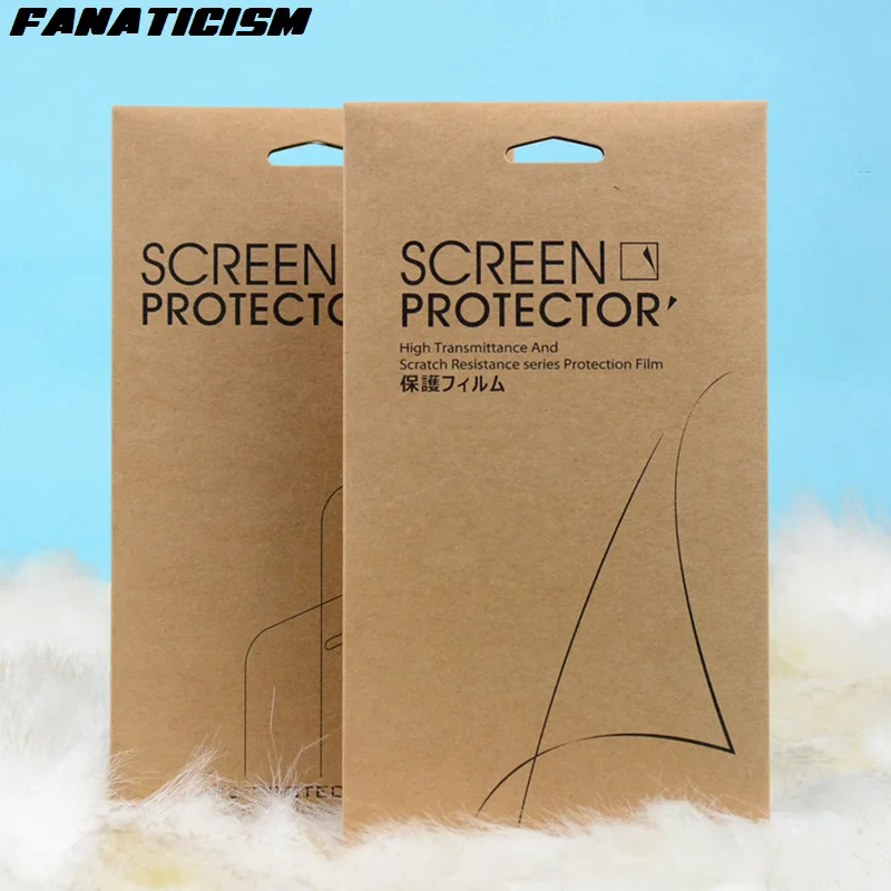 2000 шт. универсальная упаковочная коробка из крафт-бумаги для iphone 12 11 XR XS Max 5s SE 6s 7 8