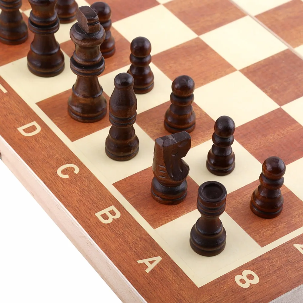 Деревянные шахматы набор настольные игры в нарды шахматная доска международные