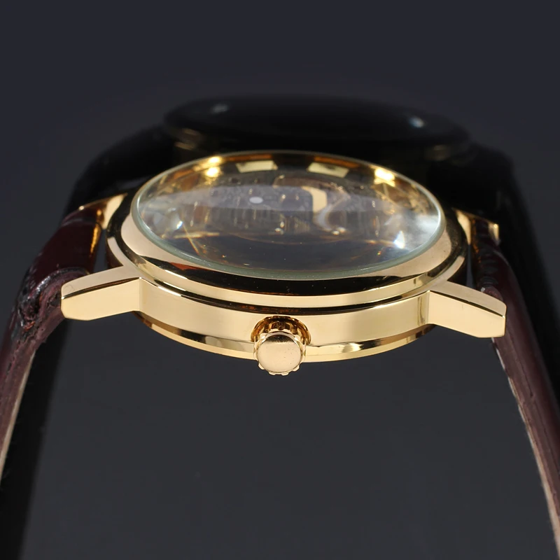 Часы Winner мужские высококачественные механические под платье роскошный бренд