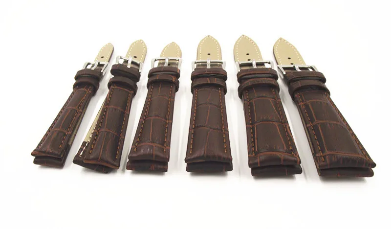 Ремешок из натуральной коровьей кожи для наручных часов 30 шт./лот