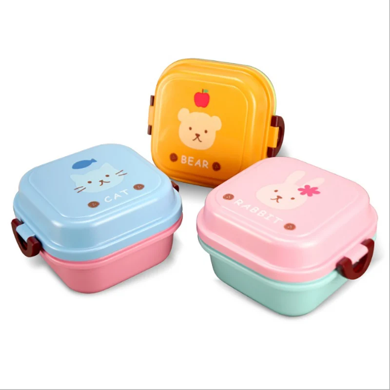 ONEUP японский красивый ланчбокс для детей BPA бесплатно Bento коробка со столовыми принадлежностями переносной пищевой контейнер для пикника школы Microwavable