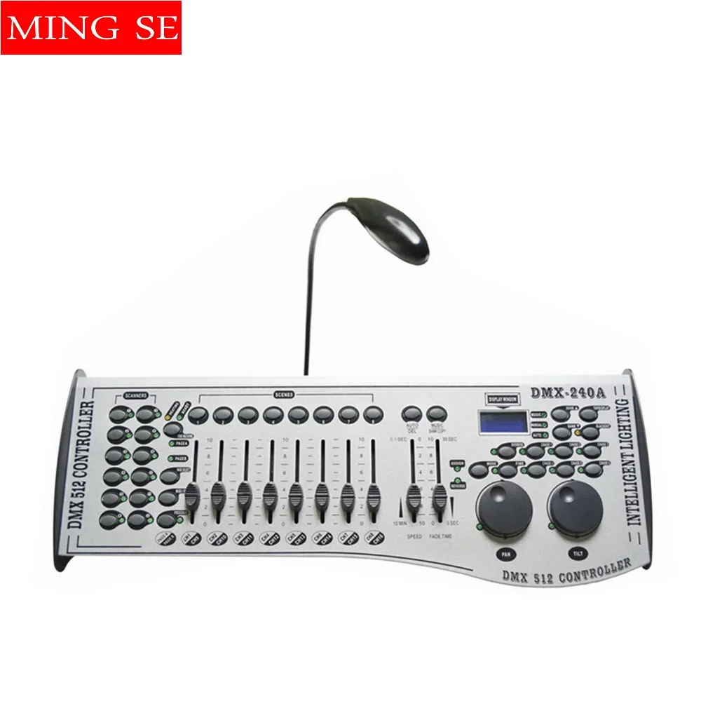 

DMX 240A контроллеры 192 каналов сценический светильник dmx контроллер с поворотным/поворотным колесом