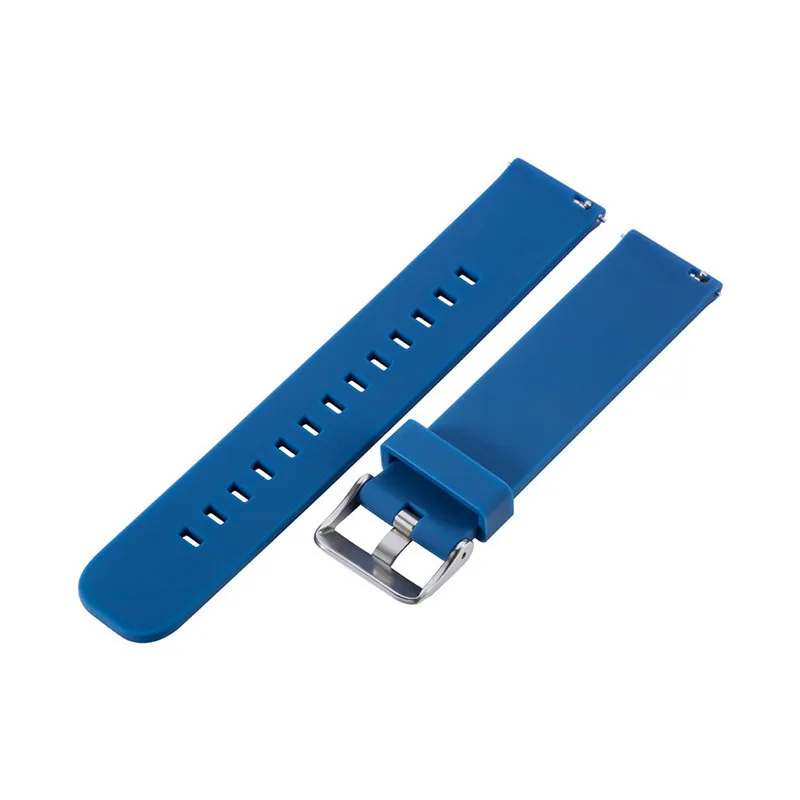 Blue Спортивный силиконовый ремешок для наручных часов для Xiaomi Huami Amazfit Bip BIT PACE Lite, Молодежные умные часы, сменный ремешок для huami - Цвет: Blue