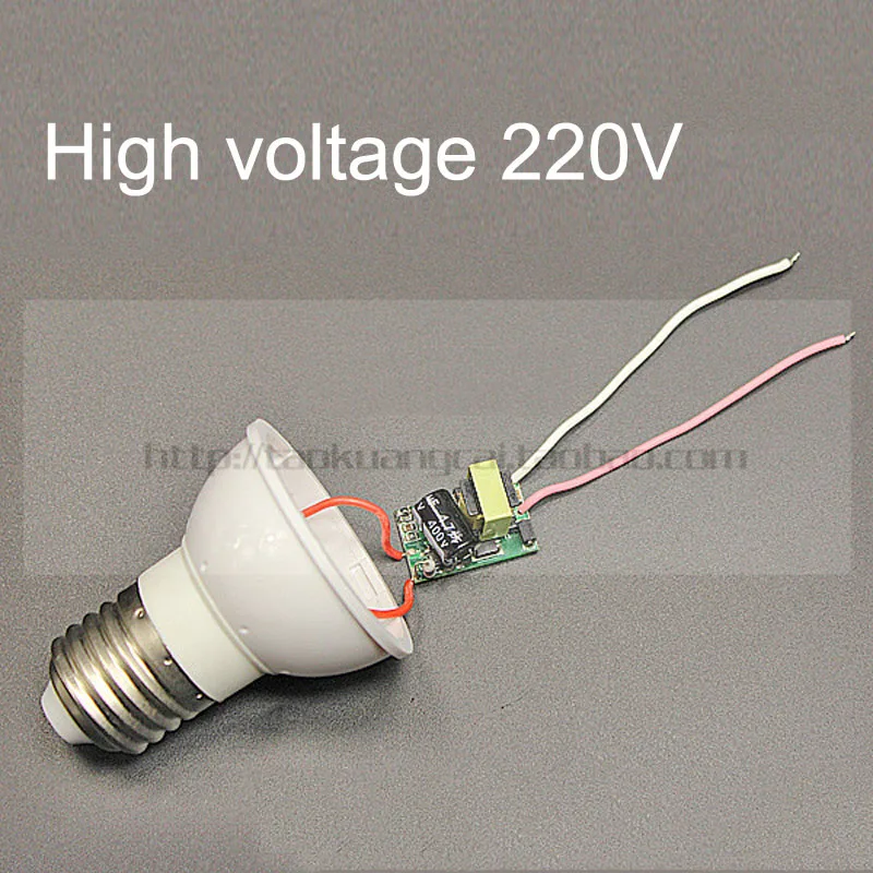 10 шт. E27 винт с Мощность лампы держатель высокое напряжение 220 В встроенный блок