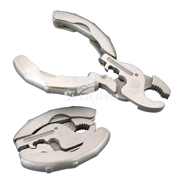 EDC портативный складной плоскогубцы отвертка открытый маленький мини