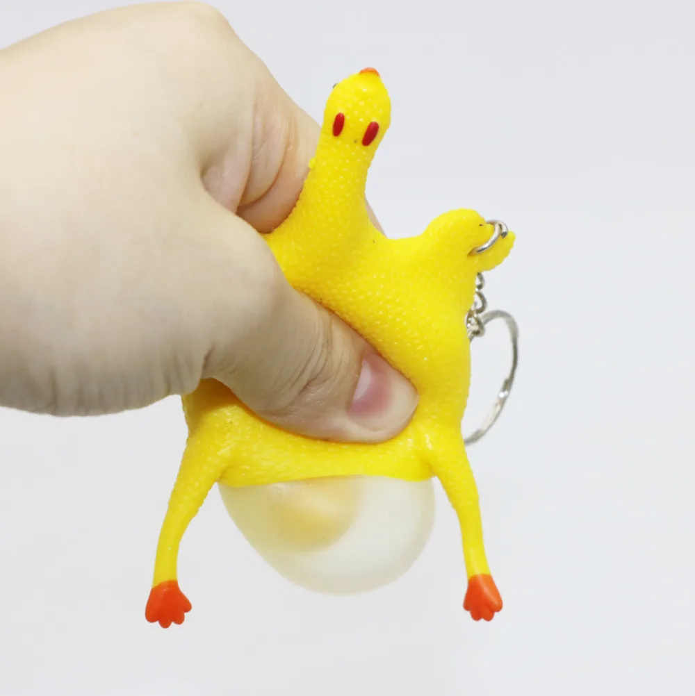 Новинка Gag игрушки антистрессовые сжимаемые куриные яйца для снятия стресса