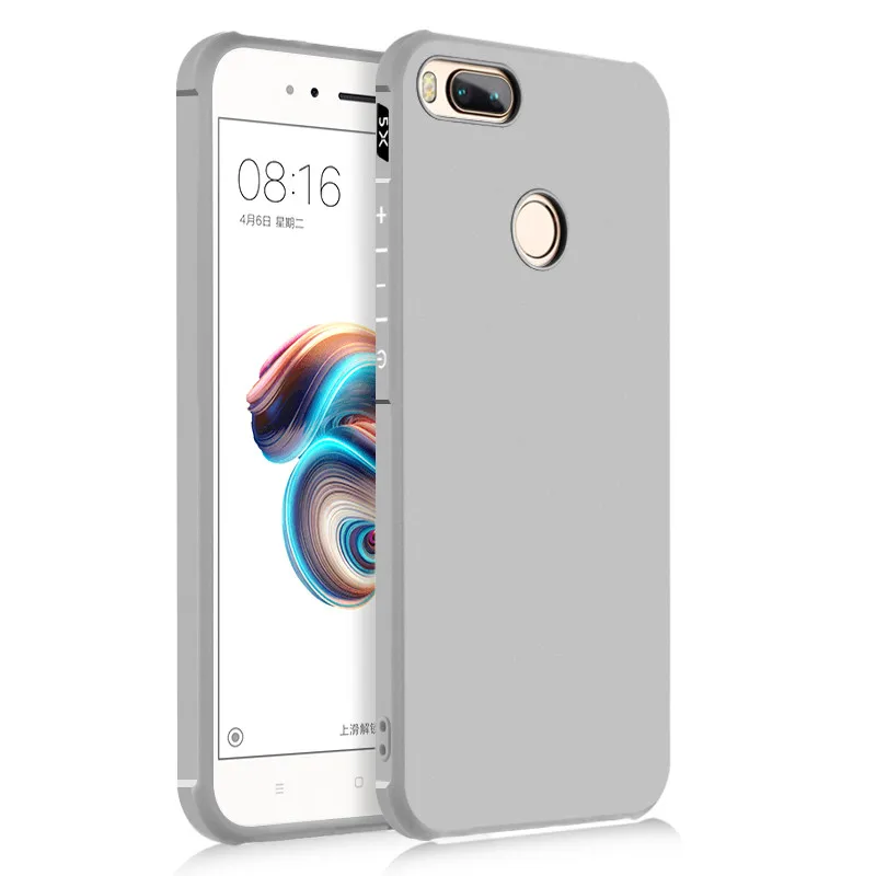 pure light grey EVOLOU для Xiaomi mi A1 чехол 360 защищенный Силиконовый чехол для Xiaomi mi 5X mi 5X Pro A 1 3D Dragon противоударный ТПУ чехол s mi A1 - Цвет: pure light grey