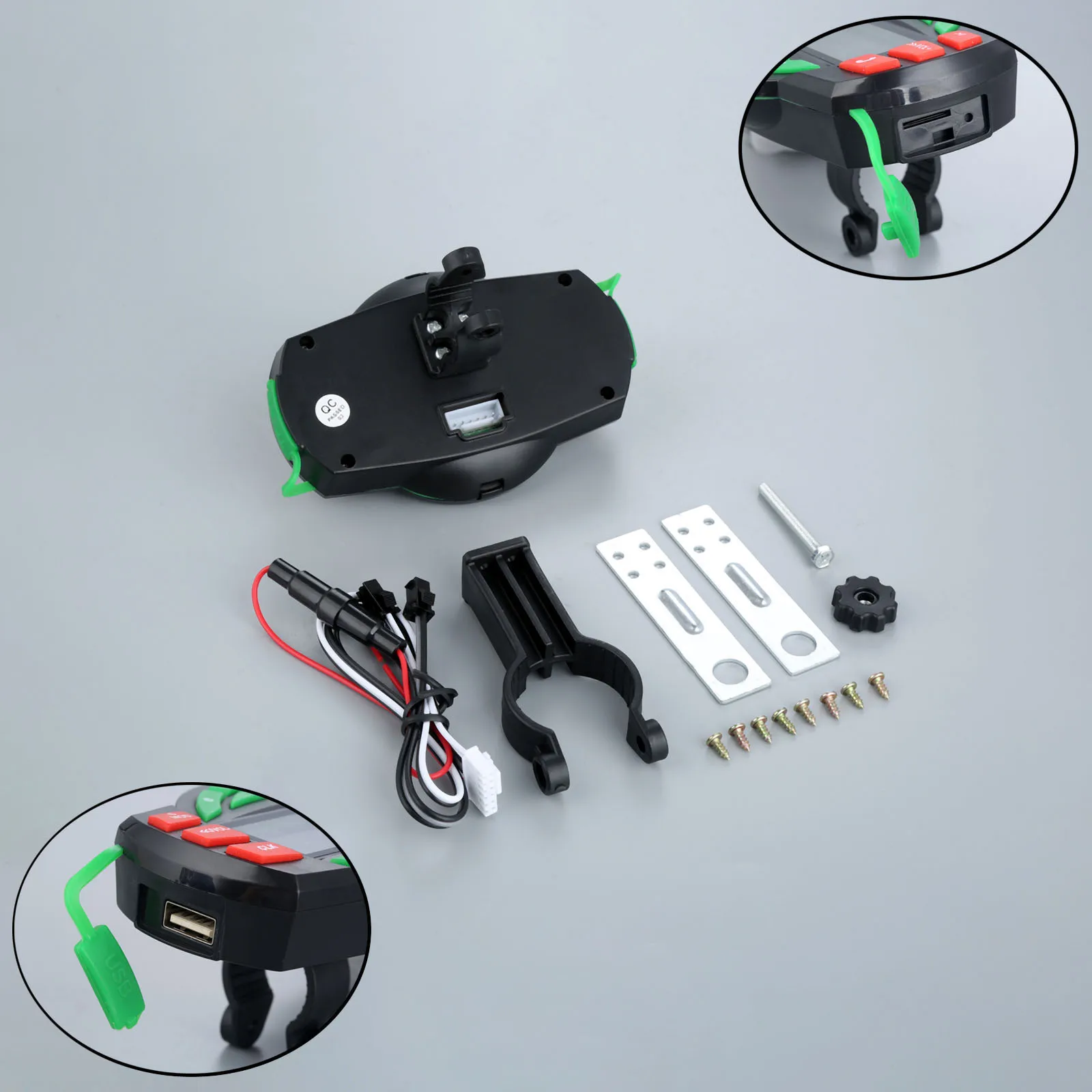 Аудиосистема для мотоцикла с Bluetooth FM радио стереоколонка SD TF USB mp3 плеер гарнитура