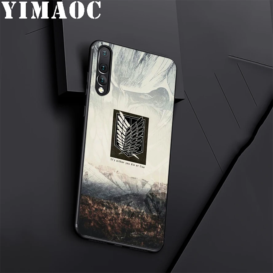 Силиконовый чехол YIMAOC Attack on Titan 3 сезона для huawei Honor mate 10 P20 P10 P9 P8 P Smart Y6 6A 7A 7X 7C Lite Pro