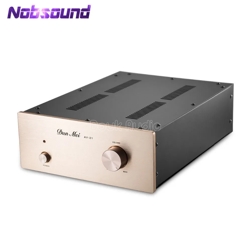 Nobsound новейший 6N11/12AU7 вакуумный трубчатый предусилитель HiFi буфер стерео аудио