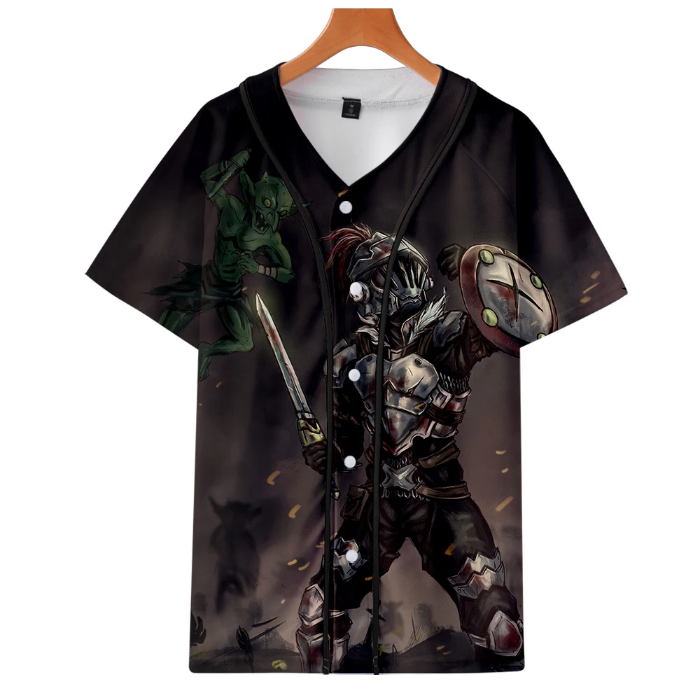 GOBLIN SLAYER модные бейсбольные рубашки с героями мультфильмов для косплея модная
