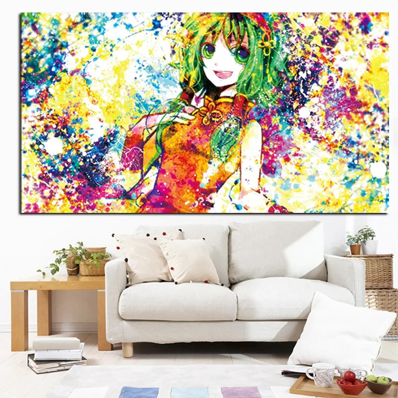 Печать психоделического аниме искусство когда Марни была там картина маслом на