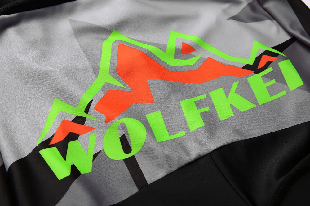 Высокое качество гель cool pad Дизайн wolfkei Велоспорт майка+ шорты наборы/горный велосипед одежда/Ropa Ciclismo велосипед одежда Человек