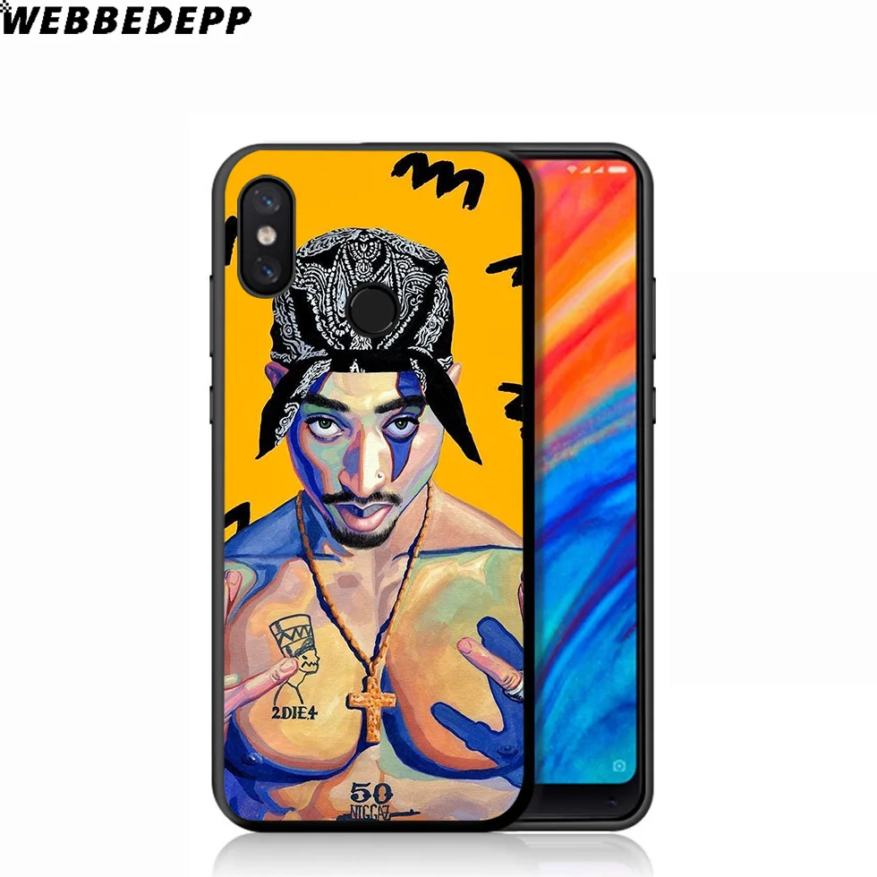 Мягкий чехол WEBBEDEPP 2pac Tupac для Xiaomi Mi 9T 9 8 SE 6 A1 A2 A3 Lite MiA1 MiA2 MiA3 F1 MAX 3 Mi8 CC9E CC9 |
