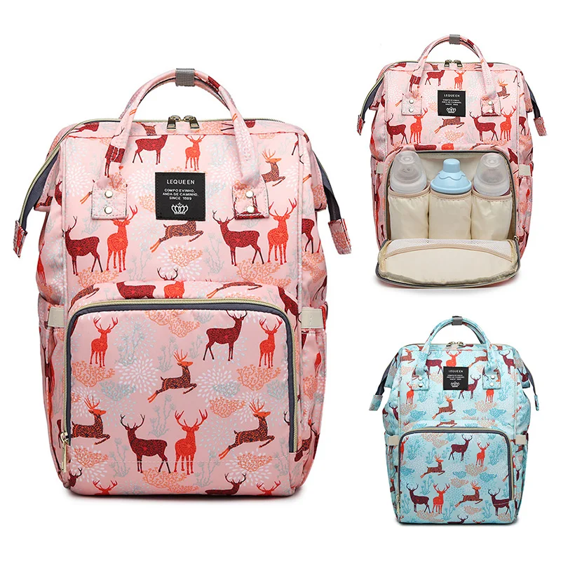 Diaper Bag Travel Mummy Backpack Maternity Nappy Changing Bags Large Capacity Waterproof Nursing Wet Swan For Baby Care | Мать и ребенок