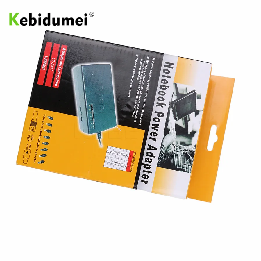 Запасной адаптер Kebidumei для ноутбука 12-24 В 100 А Вт | Компьютеры и офис