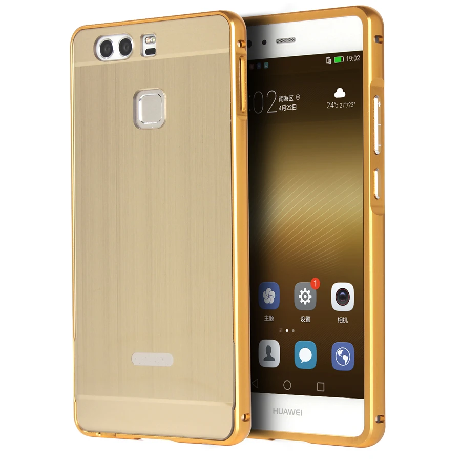 Для huawei P9 P9 Lite P20 P20 Plus P20 Lite чехол 2 в 1 бронированный металлический бампер матовый жесткий чехол из поликарбоната для huawei P10 P10 Lite Coque