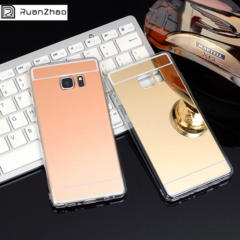 Роскошные ультратонкое зеркало мягкий чехол из ТПУ с принтом &quotдля samsung Galaxy J7