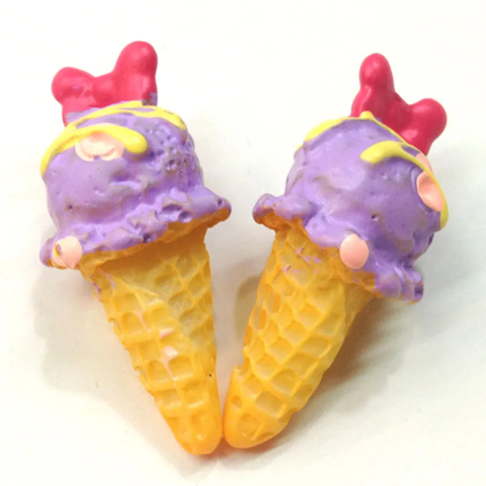 1 пара креативные милые серьги гвоздики из смолы для девочек с фруктами