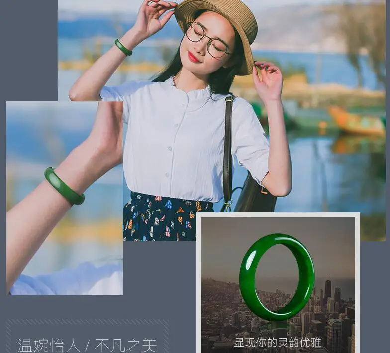 Xinjiang Hetian Jade браслет женские браслеты детские натуральные подлинные девушки