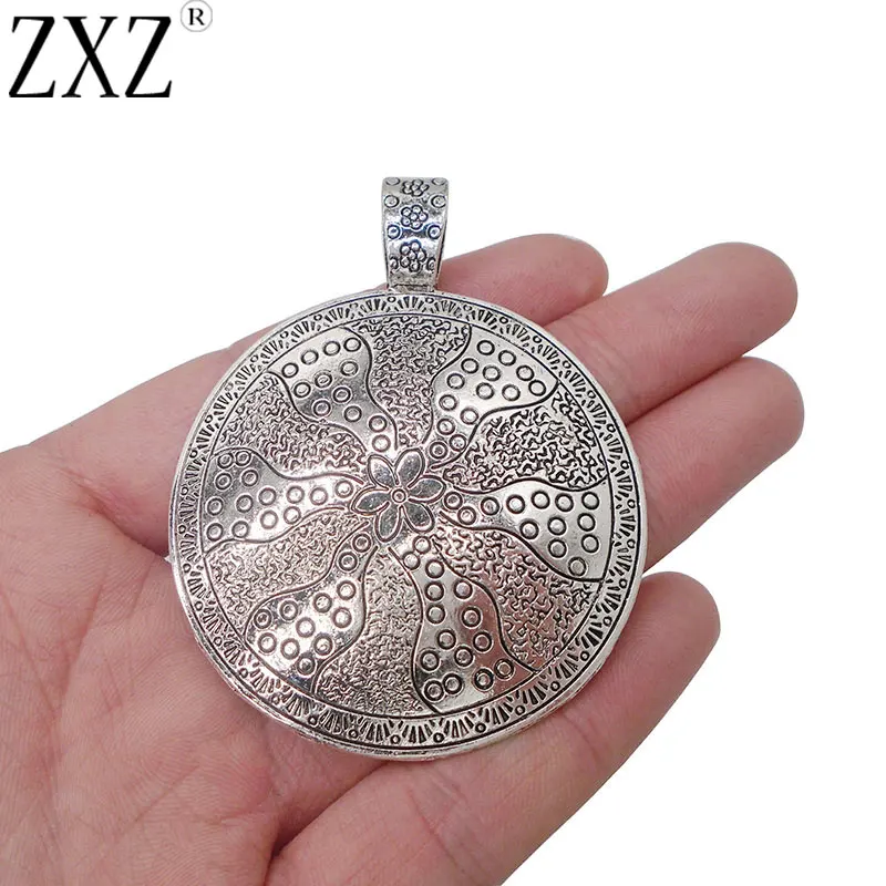 2 шт. круглые подвески для ожерелья 67 х53 мм|pendant for necklace|large pendants necklaceslarge silver |