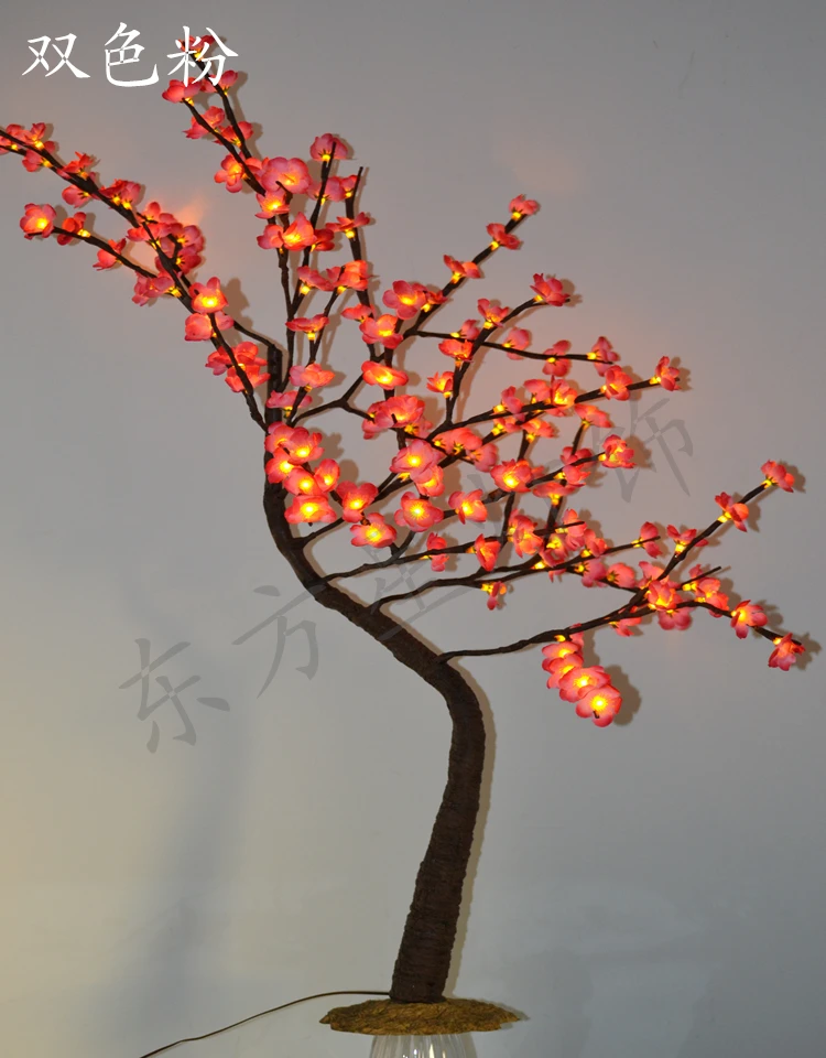 Цветущая слива (вишня) с подсветкой 39 дюймов 128 светодиодов | Дом и сад