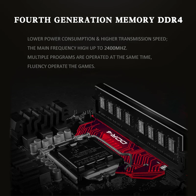 PC ram DDR4 4 Гб 2400 МГц Высокое качество абсолютно новая память DDR 4 DIMM 288PIN память для рабочего стола