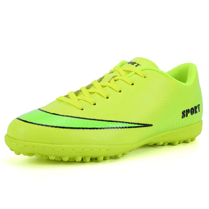 Мужские футбольные бутсы Superfly TF CR7 футбольные бутсы профессиональные для мальчиков и девочек Детские тренировочные Acc Academy speed 3,0 футбольные бутсы - Цвет: Зеленый