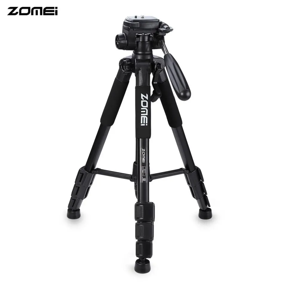 Original ZOMEI Q111 Portable Tripod Professional Aluminum Camera for DSLR Gopro Flexible Video Stand | Электроника